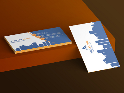 Business Card for Real estate brandidentity branding businesscard design graphic logo print
