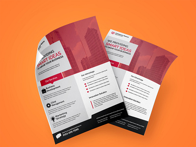 Corporate flyer brand brandidentity branding businesscard design graphic logo modern print product