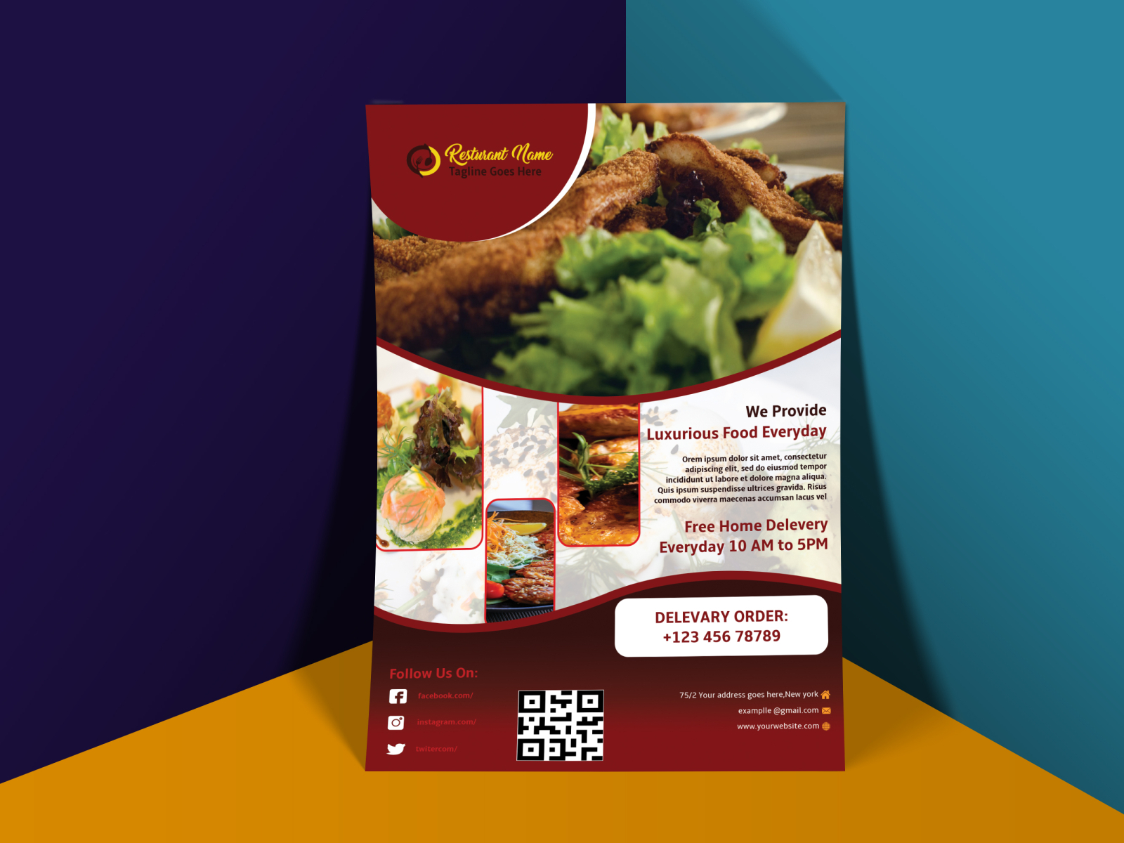 Restaurant flyer by md ashraf uddin on Dribbble