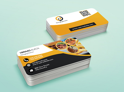 Restaurant Business Card brandidentity branding businesscard corporate design graphic photoshop print
