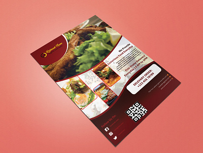 Restaurant Flyer brandidentity branding businesscard corporate design design flyer graphic hkrestaurant logo print