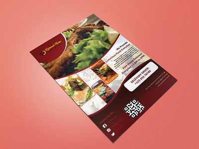 Restaurant Flyer brandidentity branding businesscard corporate design design flyer graphic hkrestaurant logo print