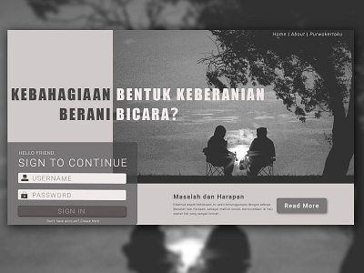 Bicara Homepage Design