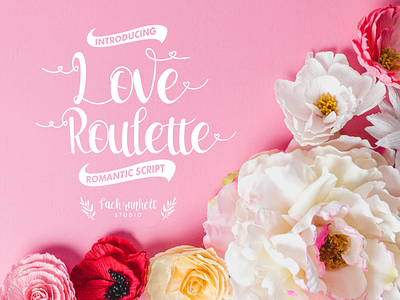 Love Roulette branding design font font design logo typography