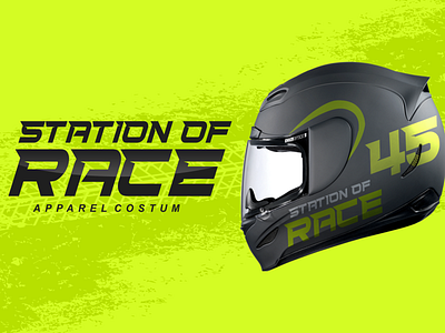 Helmet Costum apparel apparel design apparel mockup branding design font font awesome font design helmet helmet design logo motorace sport typography