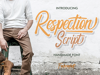 Respection Script branding design font font awesome font design logo respect script script font website