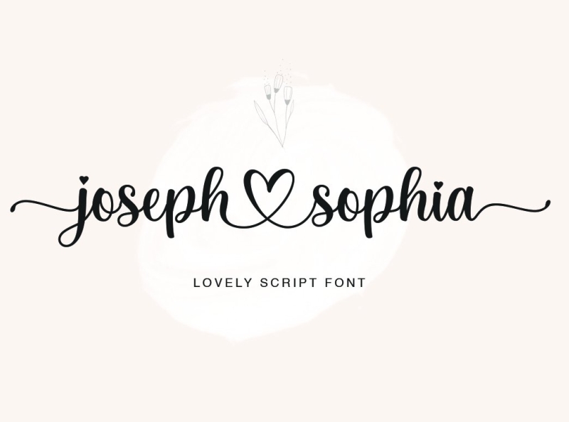 Joseph Sophia Font by Fachranheit on Dribbble