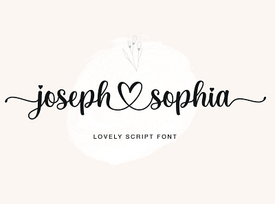 Joseph Sophia Font branding charracter design flat font font awesome font design logo logotype typography