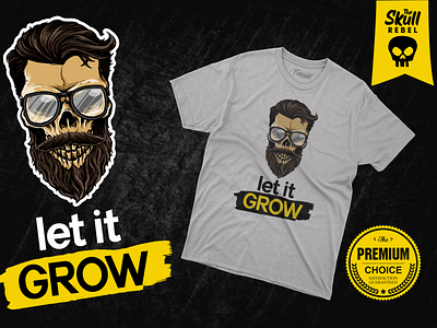 Let it Grow branding charracter design font font awesome font design logo logotype minimal t shirt design typography