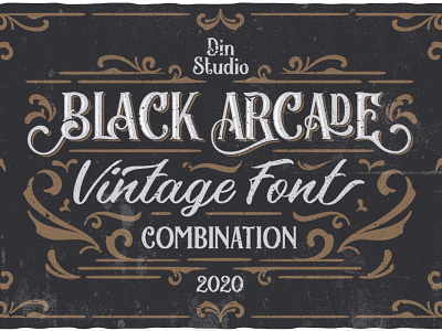 Black Arcade Font branding design font font awesome font design illustration logo logotype typography vector