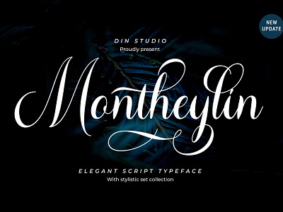 Montheylin Font branding design font font awesome font design illustration logo logotype typography vector