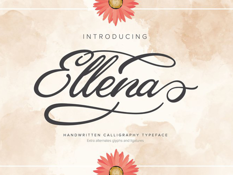 Ellena Font by Fachranheit on Dribbble