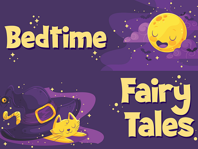 Bedtime Fairy Tales (Scary Dream Font ) branding charracter design display fancy font font font awesome font design funny halloween halloween party logo logotype typography vector