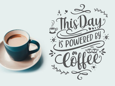 Powered by Coffee branding charracter design font font awesome font design logo logotype typography vector