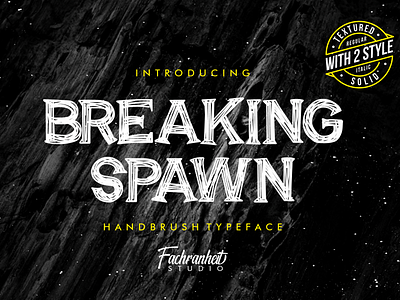 Breaking Spawn Font