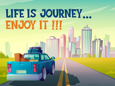 Life is Journey (KaNg PacKet Font) branding cool cute design display font font awesome font design illustration logo qoutes typography vector