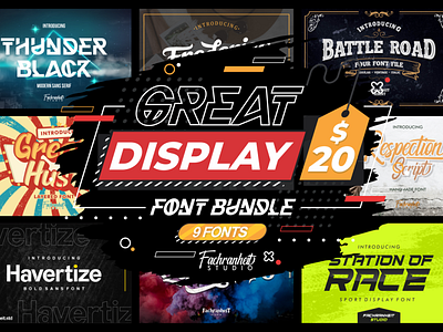 Great Display Font Bundle