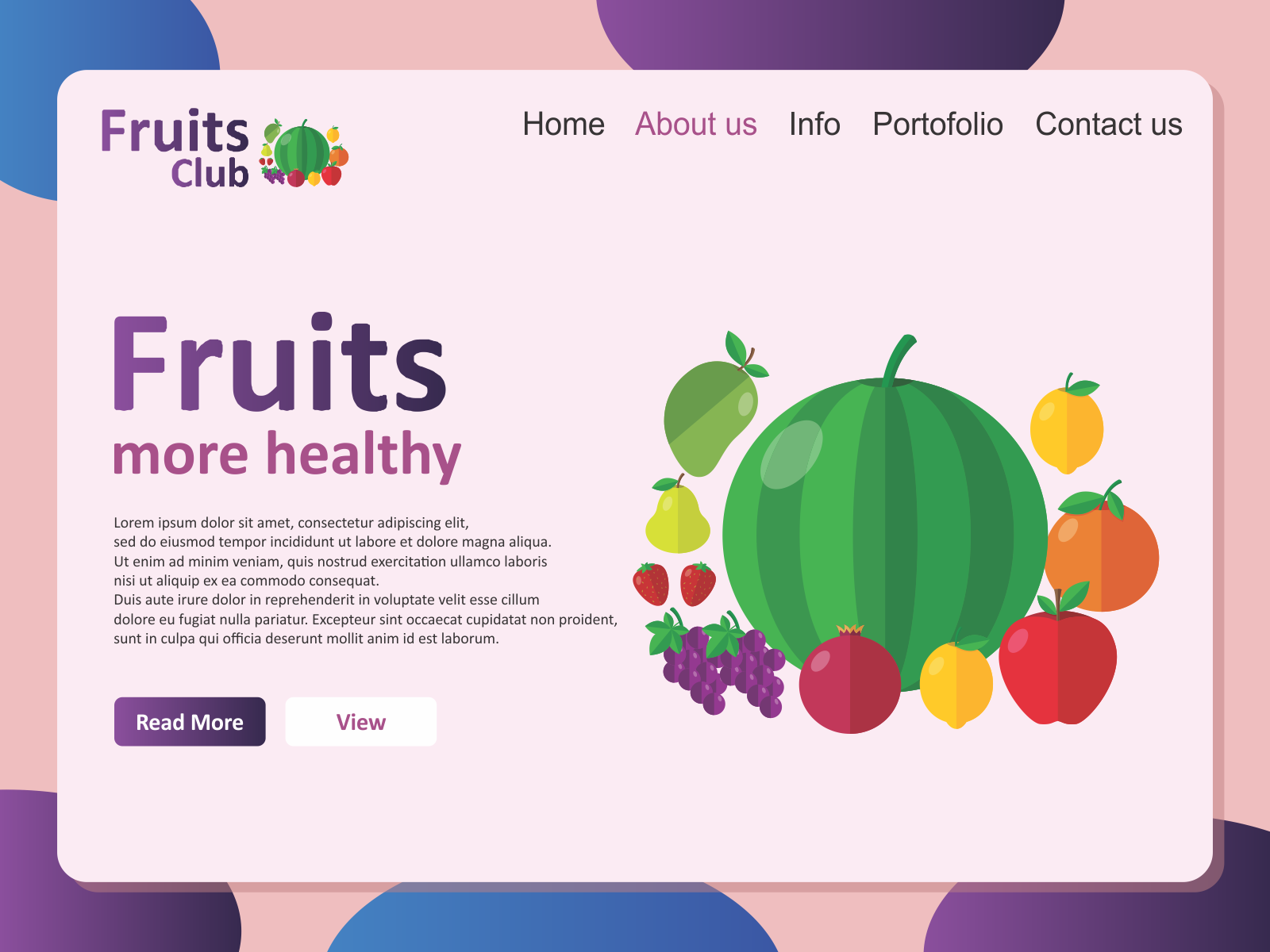 Sample Website Project by Fachranheit on Dribbble