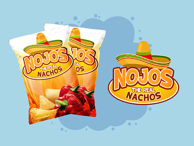 Nojos Nachos branding charracter design font font design icon illustration logo logodesign mockup vector