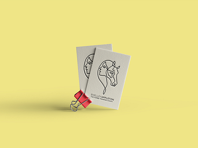 Horse Training Coach Business Card design