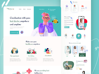 Health care /  Doctor landing page