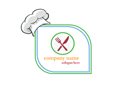 chef logo blog blogger branding chef design illustration logo simple logo typography ui vector