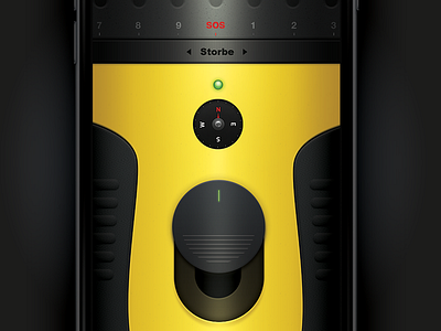 flashlight app compass flashlight yellow