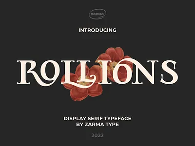 Rollions - Display Serif Font branding classic font display font display serif display typeface elegant font font fonts logo font logotype luxury font modern font modern typography packaging serif font serif typeface stylish font typeface typography unique font