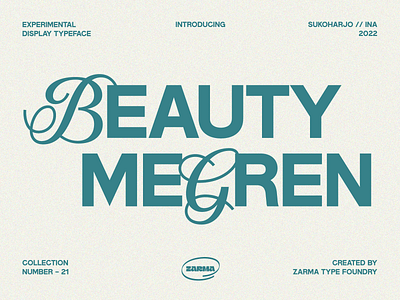 Megren - Experimental Display Font