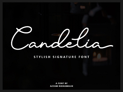 Candelia - Stylish Signature Font