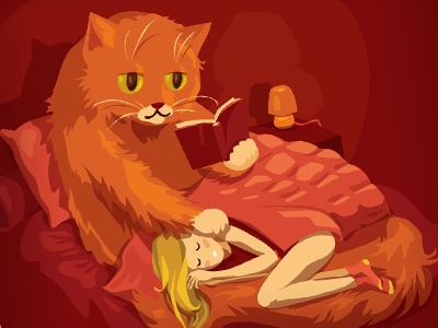 Cat cat illustration vector