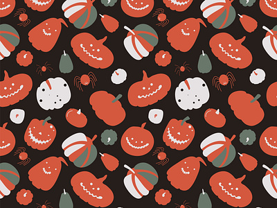 Vector halloween pattern