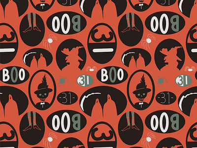 Seamless vector pattern for Halloween