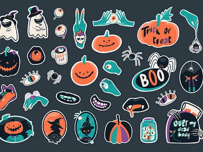 Halloween stickers