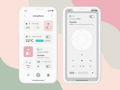 Smart Home App app design icon minimal simplified smart home smart home app ui ux