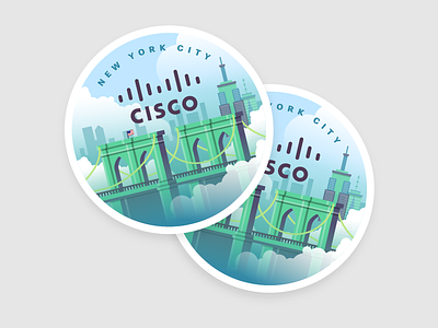Cisco New York Stickers