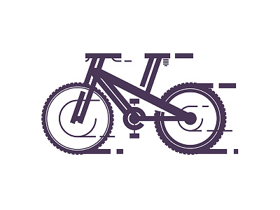 BMX bike bmx cycle fast furious illustration minimal strong style