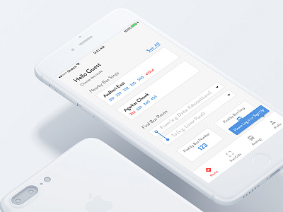 Ticket App Home Page Design bookings bus design details home ios material ticket trip ui
