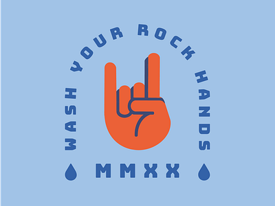 Wash Your Rock Hands Badge