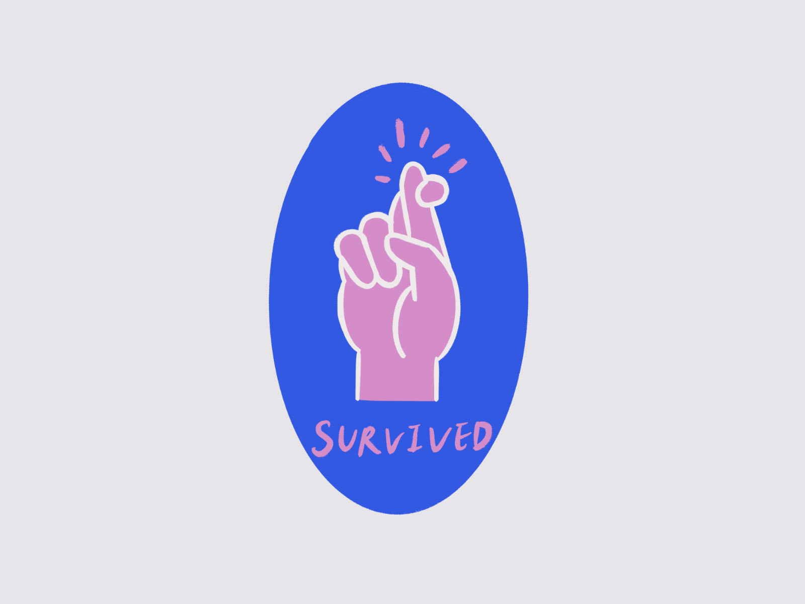 I Survived COVID-19 GIF