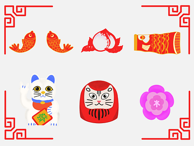 2021 Chinese New Year Festive GIPHY Pack Portfolio 1