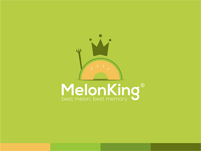 MELON KING design logo logo melon logo melon logodesign melon melon king melon king melon logo melon logo