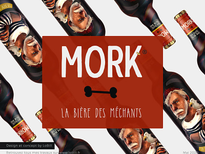 Mork · Brand identity · Packaging and illustration beer beer art beer branding beer label brand brand design brand identity logo logotype packaging