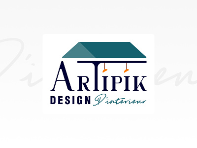 Artipik Design brand branding graphic design house interior interior design letter lettering logo smart