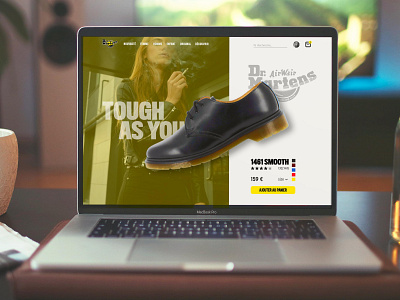 Dr Martens UI/UX design branding design ui uiux ux webdesign