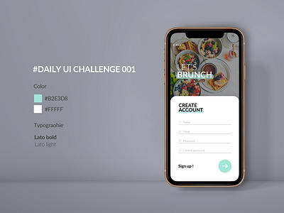 DailyUI_challenge : 01 Sign Up