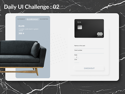 #Daily UI Challenge 02 : Credit Card Checkout