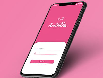 Hello dribbble hello dribble log in mobile app thanks ui uiux webdesign