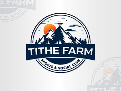 Tithe Farm Sports & Social Club brandidentity branding creativelogo fiverr freelancer illustration logoexcellent logolearn social club sports club sports design sports logo typography upwork