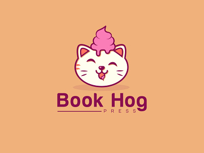 Book Hog Press book brandidentity creativelogo design fiverr fiverrgigs freelancer graphicdesign hog illustration logoexcellent pig piglogo press typography upwork